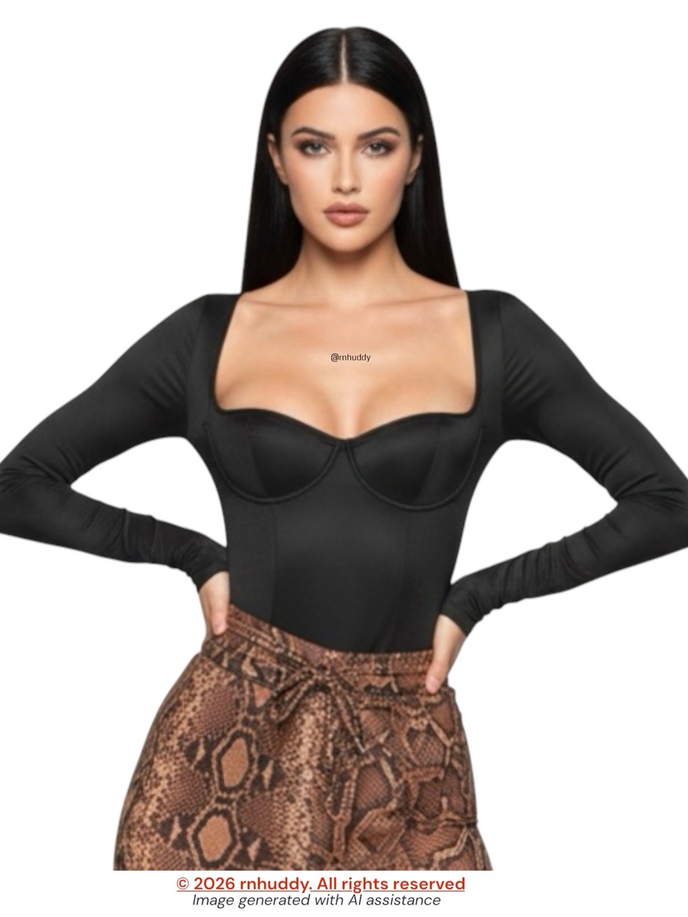NWT Skims M glissenette semi sheer underwire black bodysuit